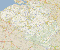 Большая детальная автодорожная карта Бельгии со всеми городами.