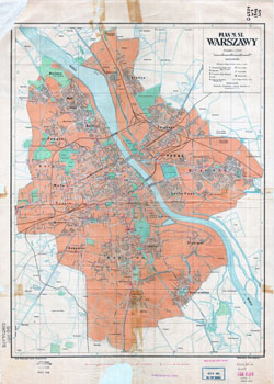 В высоком разрешении подробный план Варшавы - 1948-го года.