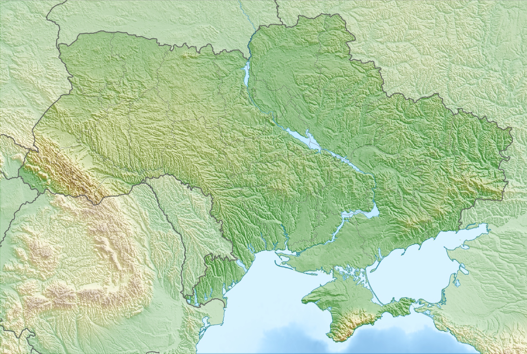 Детальная Карта Украины